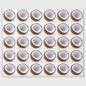 Kokosnuss Geschenkpapier (Flach)