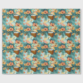 Kokosnuss Geschenkpapier (Flach)