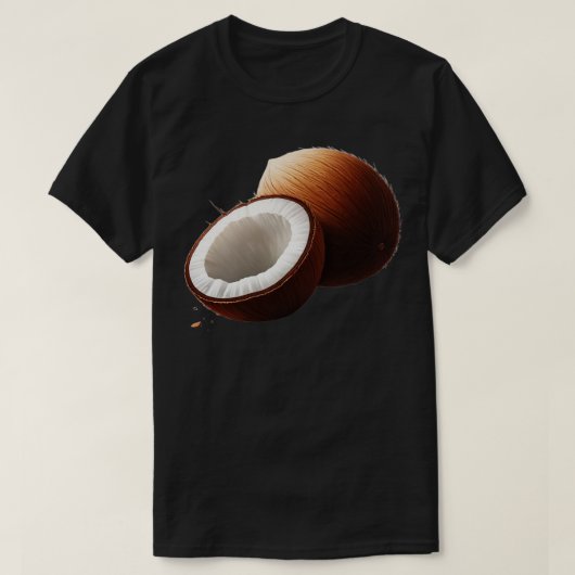 Kokosnuss-Hemd 8 T-Shirt (Design vorne)