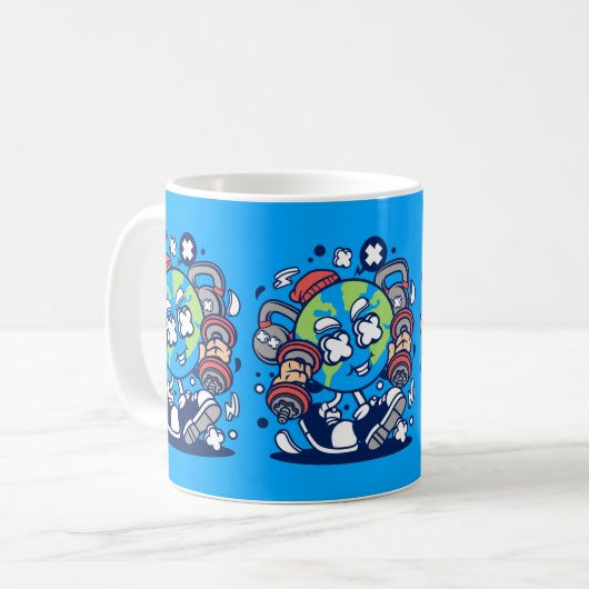 Kokosnuss Kaffeetasse (Vorderseite Links)