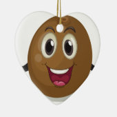 Kokosnuss Keramik Ornament (Rechts)