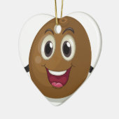 Kokosnuss Keramik Ornament (Links)