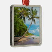 Kokosnuss-Palme, Mirissa Strand | Sri Lanka Ornament Aus Metall (Rechts)