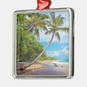 Kokosnuss-Palme, Mirissa Strand | Sri Lanka Ornament Aus Metall (Links)