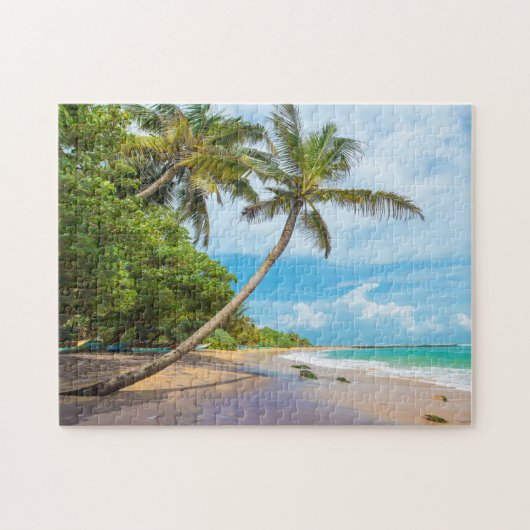 Kokosnuss-Palme, Mirissa Strand | Sri Lanka Puzzle (Horizontal)