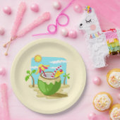 Kokosnuss Pappteller (Party)