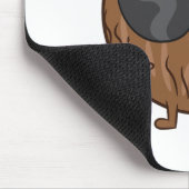 Kokosnuss Sommerfruchtcoconut mit Sungles Liebe Co Mousepad (Ecke)