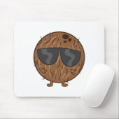 Kokosnuss Sommerfruchtcoconut mit Sungles Liebe Co Mousepad (Mit Mouse)