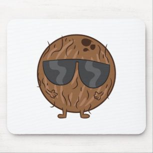 Kokosnuss Sommerfruchtcoconut mit Sungles Liebe Co Mousepad