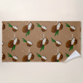 Kokosnuss Strandtuch (Vorderseite)