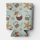 Kokosnüsse & Kameras - Spaß & Stilvoll Dosenkühler (Vorderseite)