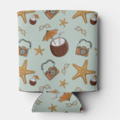 Kokosnüsse & Kameras - Spaß & Stilvoll Dosenkühler (Rückseite)