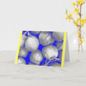 "Kokosnüsse" Karte (Gelbe Blume)