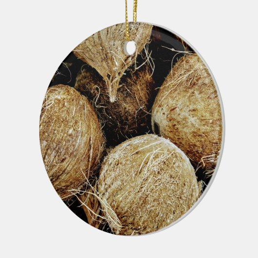 Kokosnüsse Keramikornament (Links)