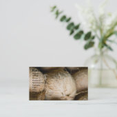 Kokosnüsse Visitenkarte (Stehend Vorderseite)