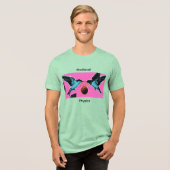 Kokosnüsse wandern nicht Medieval Physics Tee (Vorderseite voll)