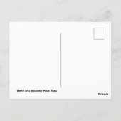 Kokospalme Postkarte (Rückseite)