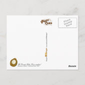 Kokospalme - Vintage Abbildung Postkarte (Rückseite)