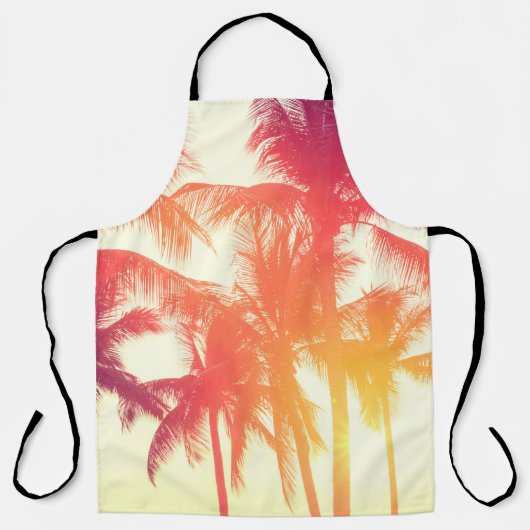 Kokospalmen an der tropischen Küste Schürze (Vorderseite)