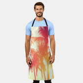 Kokospalmen an der tropischen Küste Schürze (Getragen)