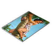 Kokospalmen-Button Notizblock (Linke Seite)