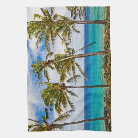 Kokospalmen (Cocos nucifera) Geschirrtuch (Vertikal)