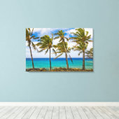 Kokospalmen (Cocos nucifera) Leinwanddruck (Insitu (Holzboden))