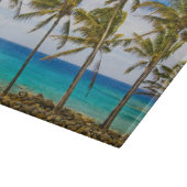 Kokospalmen (Cocos nucifera) Schneidebrett (Ecke)