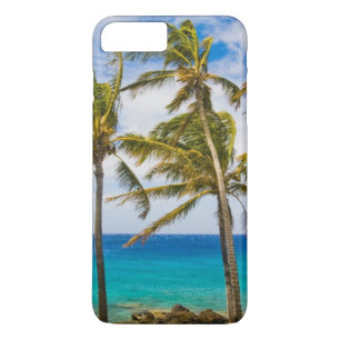 Kokospalmen (Cocos nucifera) schwanken im Case-Mate iPhone Hülle