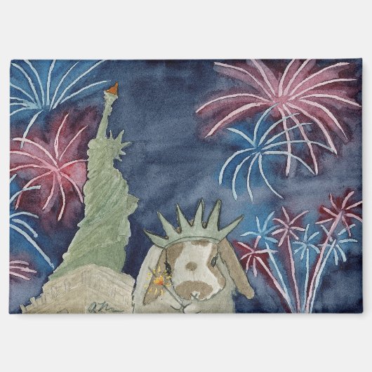 Kokospalmenabenteuer: Juli Magnet 3.5"x2.5" (Vorderseite)