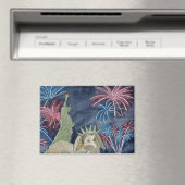 Kokospalmenabenteuer: Juli Magnet 3.5"x2.5" (In Situ (Geschirrspüler))