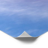 Kokospalmenbaum mit Sonnenlicht Poster (Ecke)