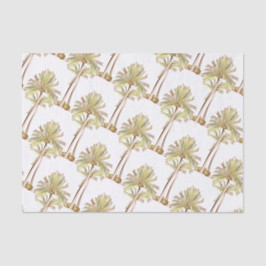 Kokospalmenbaum Seidenpapier (Vorderseite)