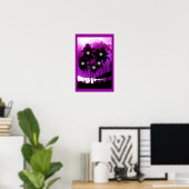 Kokospalmengärten Poster (Heimbüro)