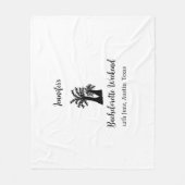 Kokospalmenklub am Wochenende Bachelorette Name Fleecedecke (Vorderseite)