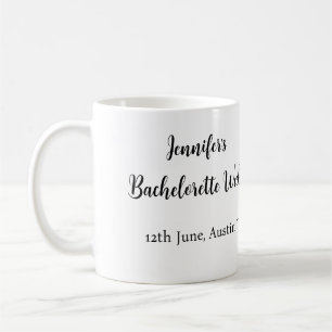 Kokospalmenklub am Wochenende Bachelorette Name Kaffeetasse