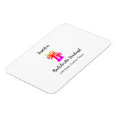 Kokospalmenklub am Wochenende Bachelorette Name Magnet (Linke Seite)