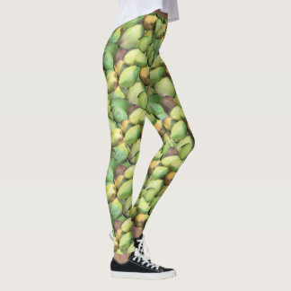 Kokospalmenmuster aus tropischem Obst Leggings