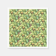 Kokospalmenmuster aus tropischem Obst