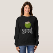 Kokossommerfrucht Kokosnuss Sweatshirt (Vorne ganz)