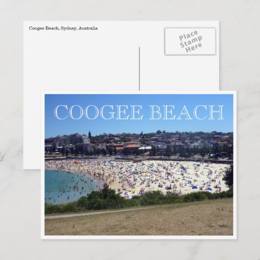 Kokostrandsommer Postkarte (Vorne/Hinten)