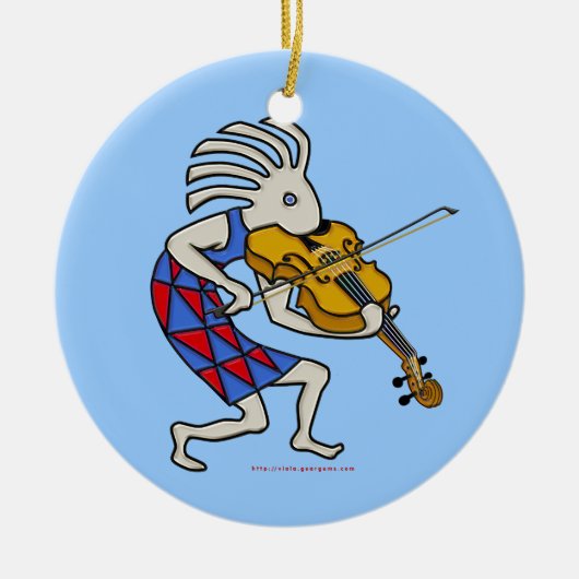 Kokovioli Keramik Ornament (Vorne)