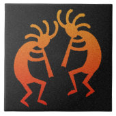 Kokpelli Southwest Design Fliese (Vorderseite)