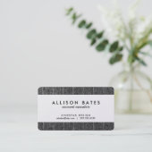 Koksgraues Visitenkarte (Stehend Vorderseite)