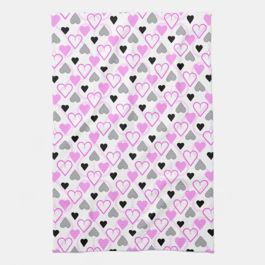 Kökshandduk Heart Geschirrtuch (Vertikal)