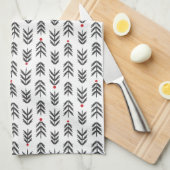 Kökshandduk med julgranar geschirrtuch (Viertel Falte)