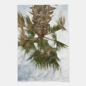 Kökshandduk med palmtryck – foto från Kroatien Geschirrtuch (Vertikal)