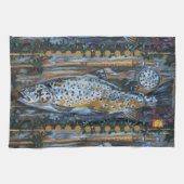 Kökshandduk Skitfiske Geschirrtuch (Horizontal)