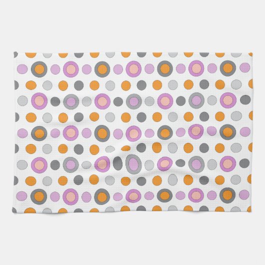 Kökshanddul med Cirkulär-tryck Kökshandduk Geschirrtuch (Horizontal)