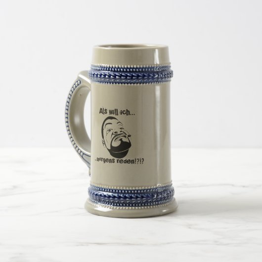 Koksmann am Morgen Bierglas (Vorderseite Links)
